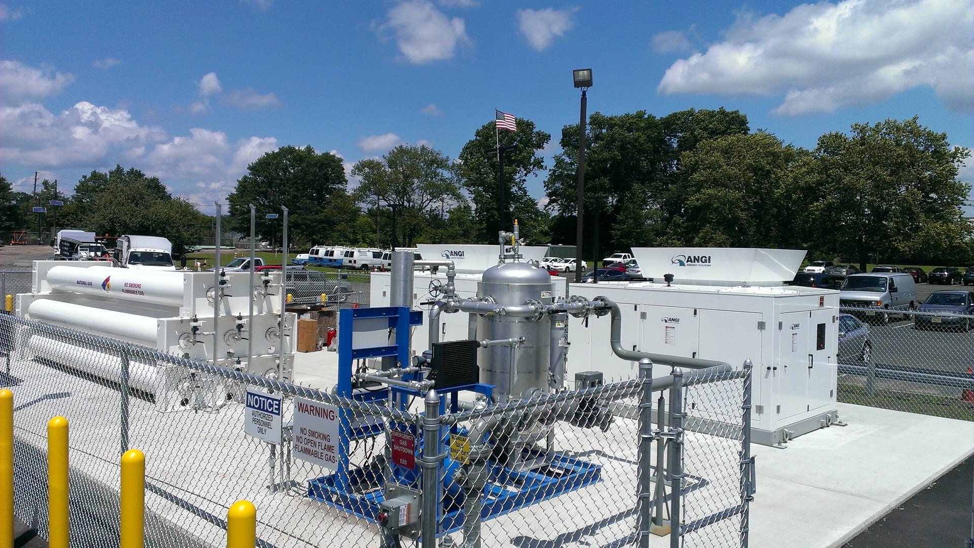 CNG Fueling Station At Elizabethtown Gas Nelson Pope