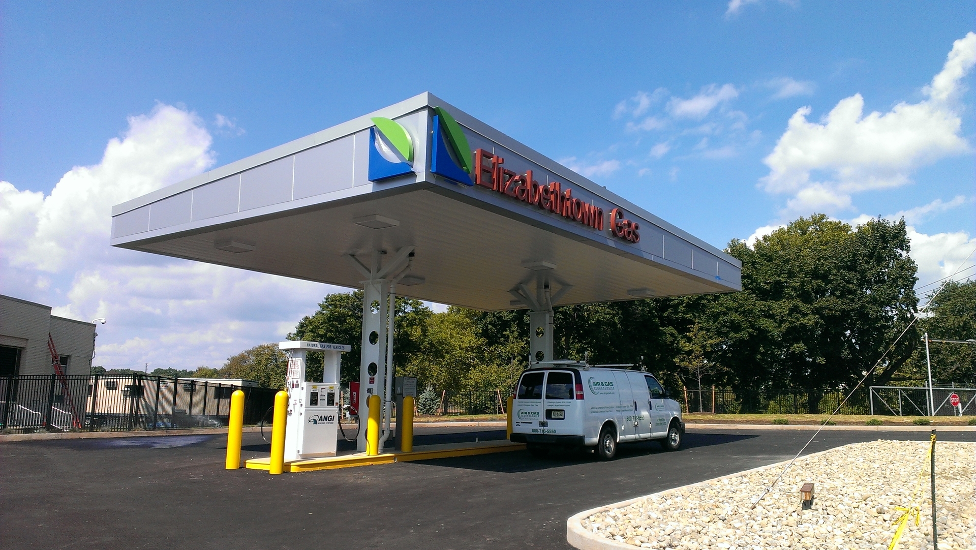 CNG Fueling Station At Elizabethtown Gas Nelson Pope