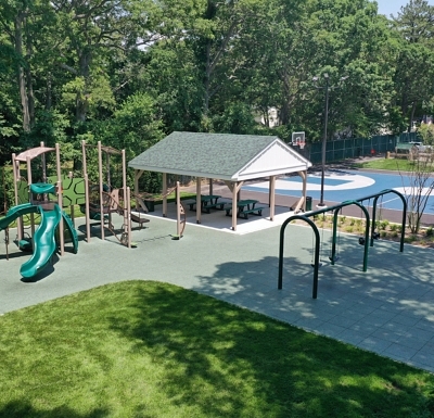 Playground, picnic, swing set