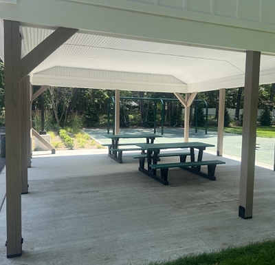 Picnic area, gazebo