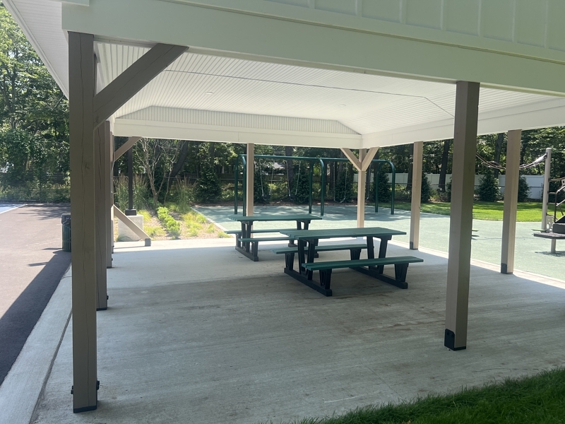 Picnic area, gazebo